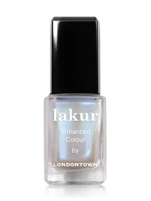 Akce LONDONTOWN lakur Starry Chrome Glaze Topper lak na nehty modrý chrom 12 ml