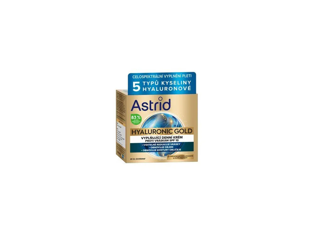 Cenový Hit AstridHyaluronic Gold denní pleťový krém 50 ml