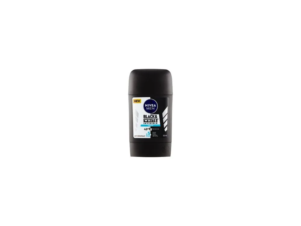 Nivea Men Black & White Invisible Fresh tuhý antiperspirant, 50 ml Sleva