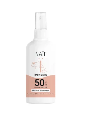 Pouze Dnes NAÏF Ochranný sprej na opalování SPF 50 pro děti a miminka 175 ml