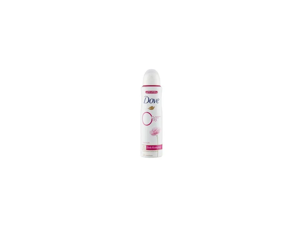 Značkový Dove 0% ALU Růže a Jasmín deodorant bez hliníku, 150 ml