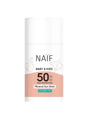 Akční Cena NAÏF Ochranná tyčinka na opalování SPF 50 pro děti a miminka bez parfemace36 g