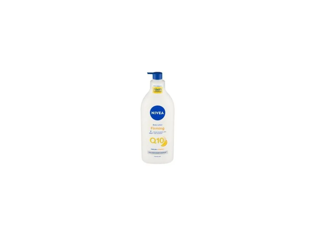 Nivea Q10 zpěvňující tělové mléko s pumpičkou 625 ml Výprodej