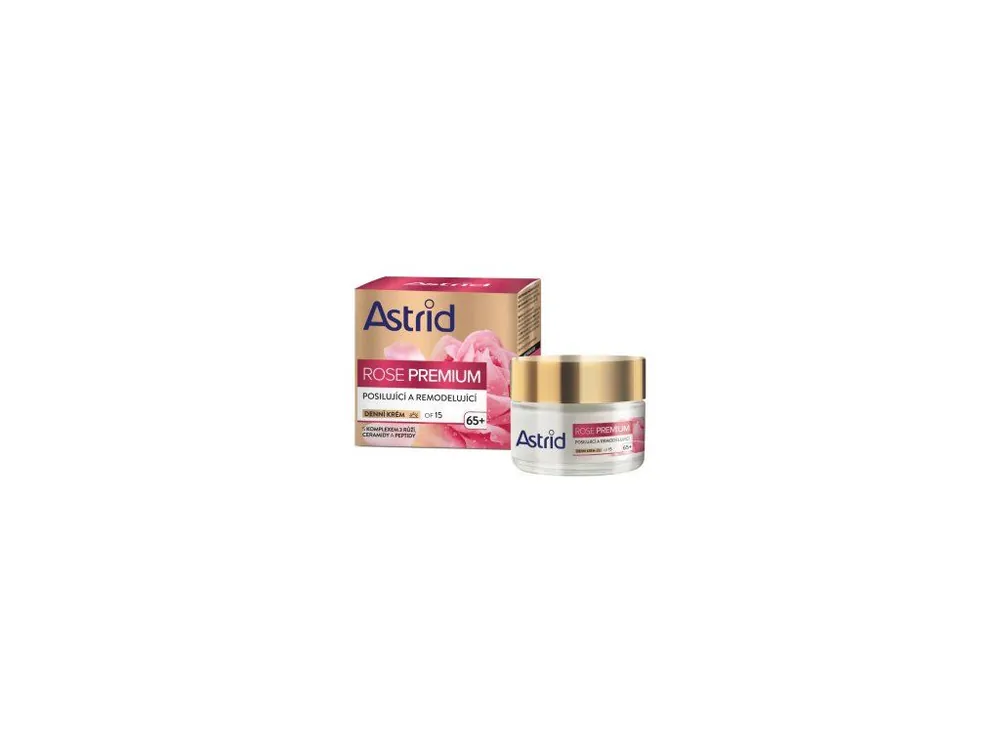 Astrid Rose Premium 65+ posilující a remodelující denní krém OF15, 50 ml Speciální Cena