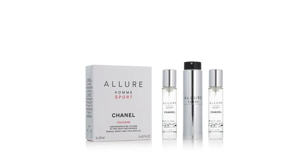 Poslední Šance Chanel Allure Homme Sport EDC plnitelný 20 ml + EDC náplň 2 x 20 ml M