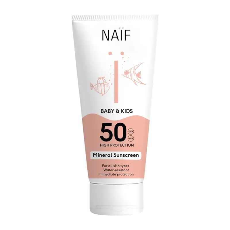 Top Prodej NAÏF Ochranný krém na opalování SPF 50 pro děti a miminka 175 ml