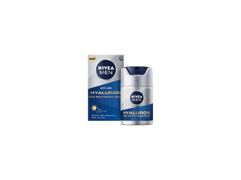 Nivea Men Hyaluron Moisturizer pánský pleťový krém proti vráskám, 50 ml Pouze Dnes