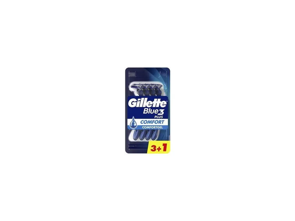 GILLETTE Blue3 Plus Comfort 3 + 1 ks Odeslání Ihned