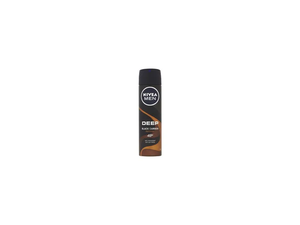 Nivea Men Deep Black Carbon Espresso antiperspirant, 150 ml Doprava Zdarma