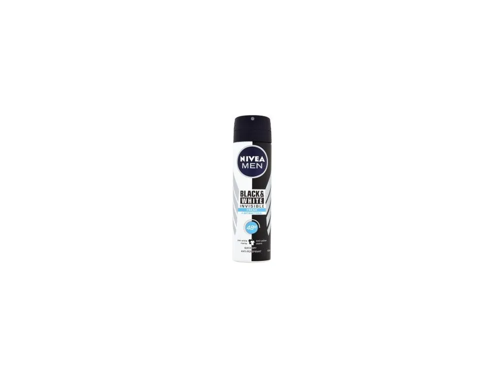 Vysoce Kvalitní Nivea Men Black & White Invisible Fresh antiperspirant, 150 ml