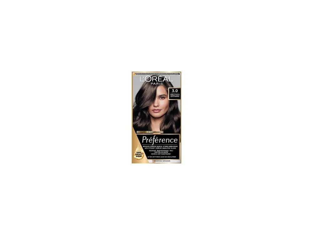 L'oreal Paris Préférence barva na vlasy, hnědá tmavá 3.0 Nakupujte Hned