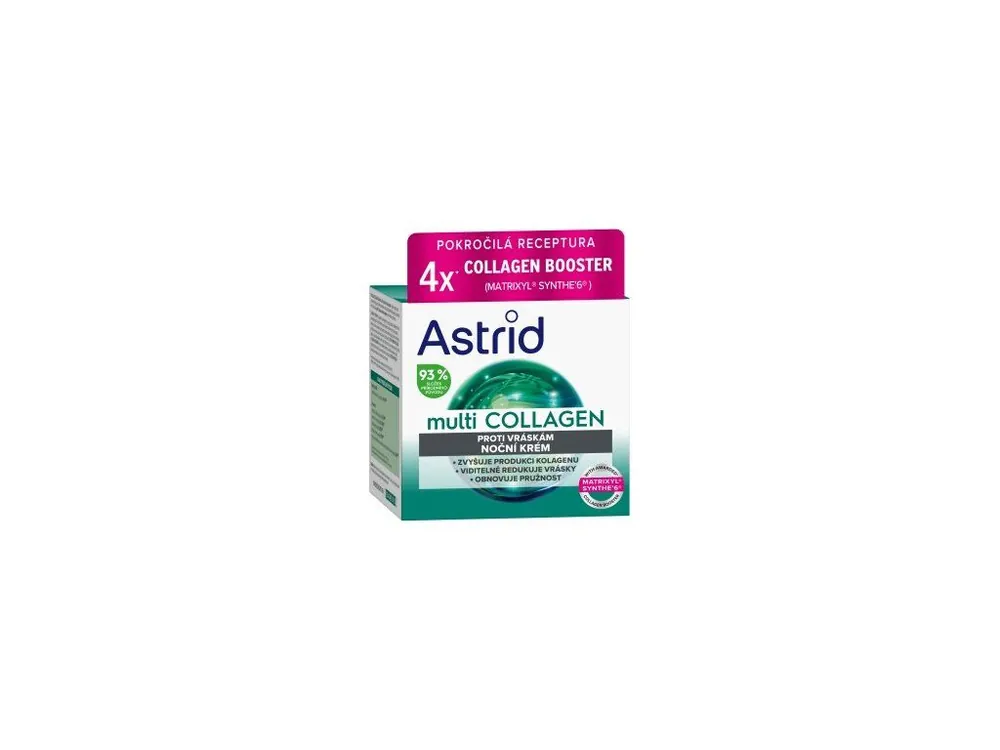 Dokud Zásoby Vydrží AstridMultiCollagen Noční krém proti vráskám 50 ml