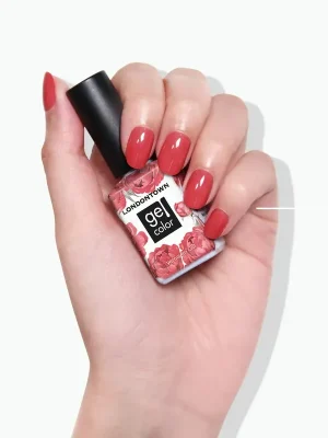 LONDONTOWN Gel Color Flushed Cheeks gelový lak na nehty červená 12 ml Nakupujte Hned