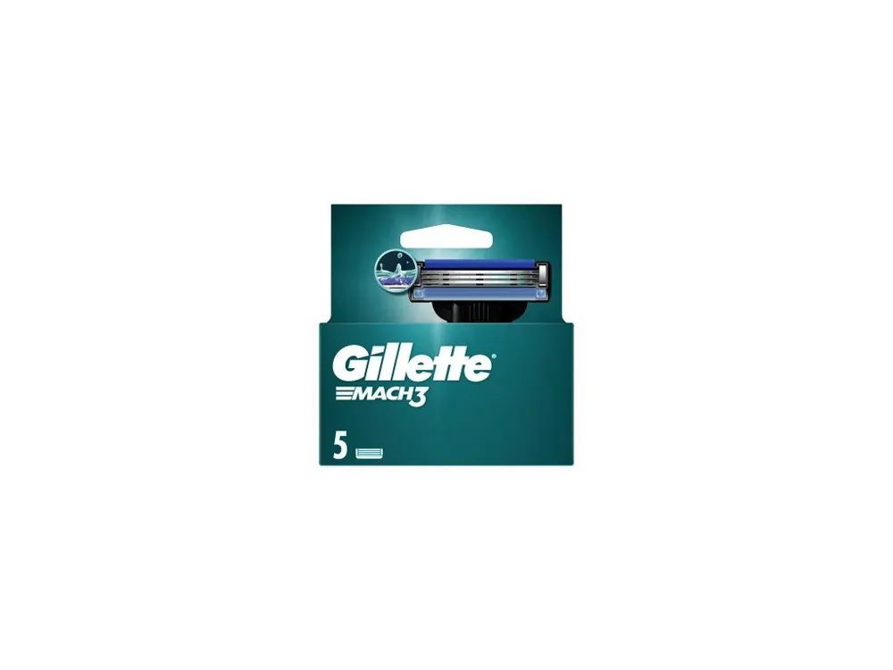 Nejlepší Cena Gillette Mach3 náhradní hlavice, 5 ks