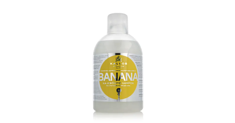 Kallos Banana With Multivitamin Complex Shampoo 1000 ml Horká Nabídka