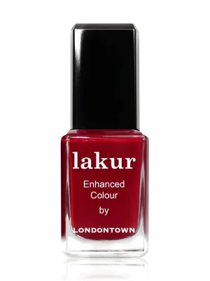 Dokud Zásoby Vydrží LONDONTOWN lakur Mull It Over lak na nehty dekadentní vínová 12 ml