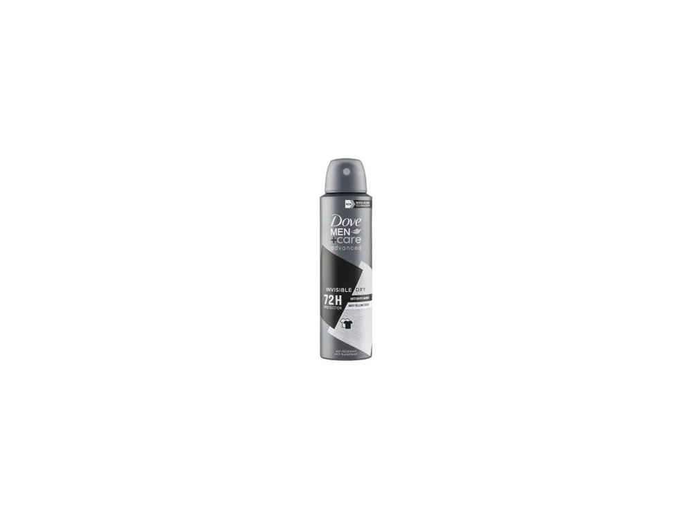 Dove Men+Care Advanced Invisible Dry Antiperspirant sprej, 150 ml Vrácení Zdarma