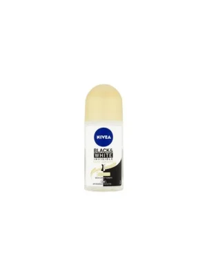 Novinka Nivea Black & White Invisible Silky Smooth kuličkový antiperspirant, 50 ml