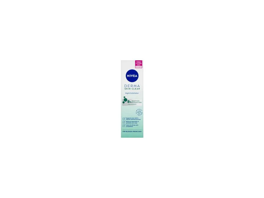 Nivea Derma Skin Clear Noční exfoliační pleťový peeling 40 ml Vrácení Zdarma