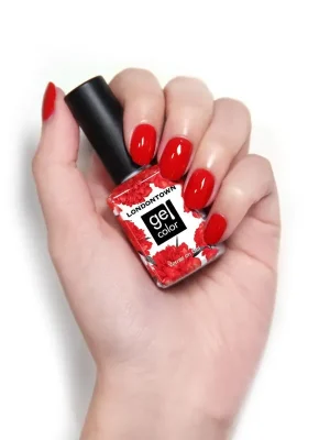 Tovární Cena LONDONTOWN Gel Color Londoner Love gelový lak na nehty červená 12 ml