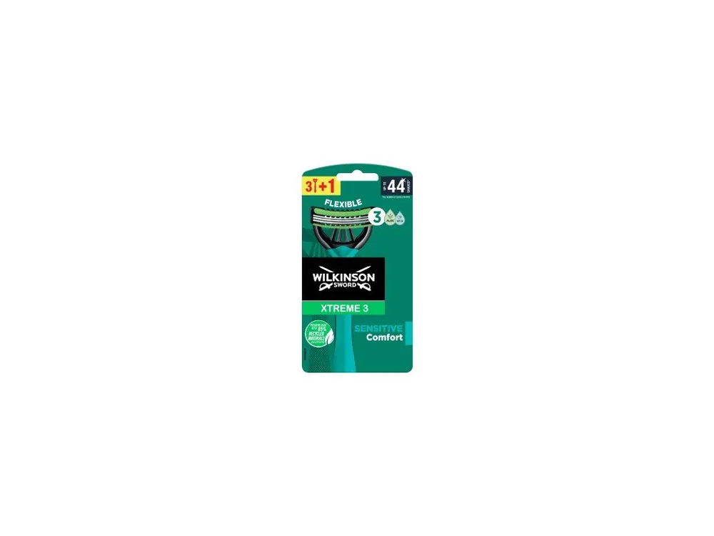 Wilkinson Sword Xtreme3 Sensitive jednorázový holící strojek, 4 ks Nejprodávanější
