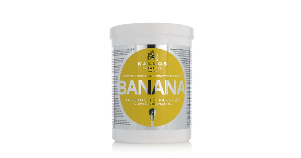 Kallos Banana With Multivitamin Complex Hair Mask 1000 ml Speciální Cena