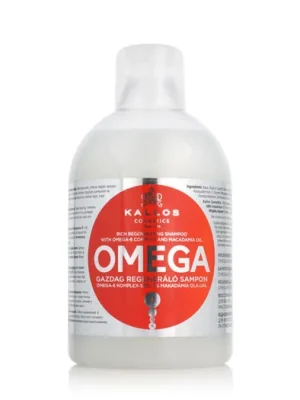 Kallos Omega Hair Shampoo With Omega-6 Complex And Macadamia Oil 1000 ml Omezená Nabídka