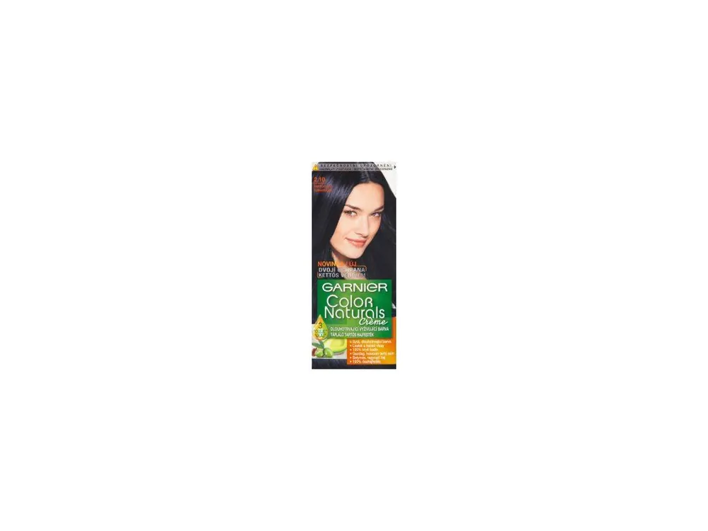 Garnier Color Naturals Creme barva na vlasy, odstín modročerná 2,10 Originální