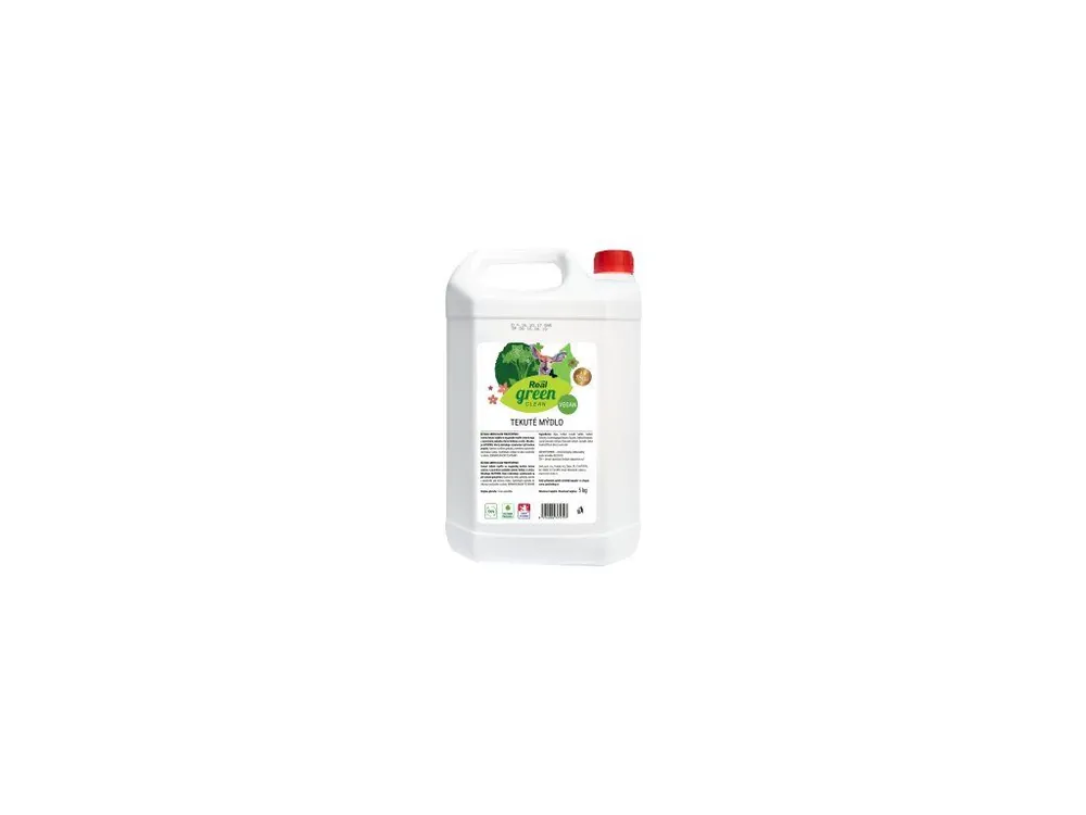 Vrácení Zdarma Real Green Clean tekuté mýdlo, náplň, 5 kg