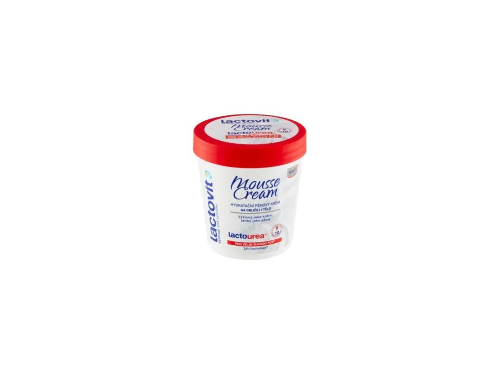 Lactovit Mousse Cream Lactourea tělový krém, 250 ml Cenový Hit