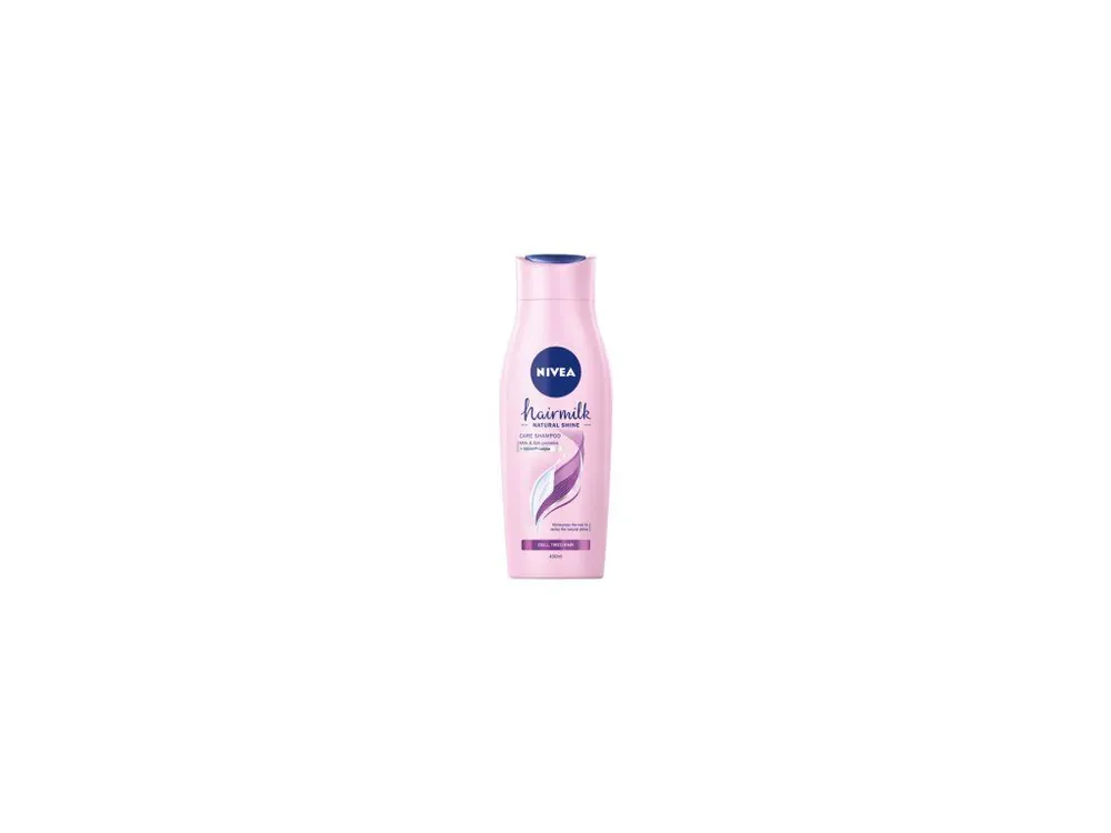Nivea Hairmilk Natural Shine pečující šampon, 400 ml Jen Po Omezenou Doba