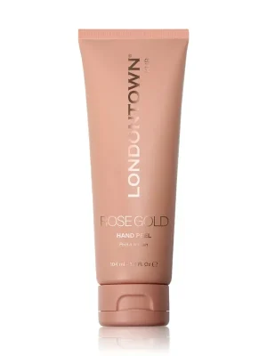 LONDONTOWN kur Rose Gold Hand Peel Slupovací maska na ruce 104 ml Autentický