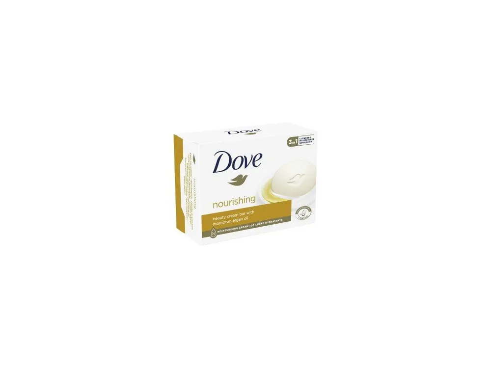 Dove tuhé mýdlo Nourishing s arganovým olejem, 90 g Značkový