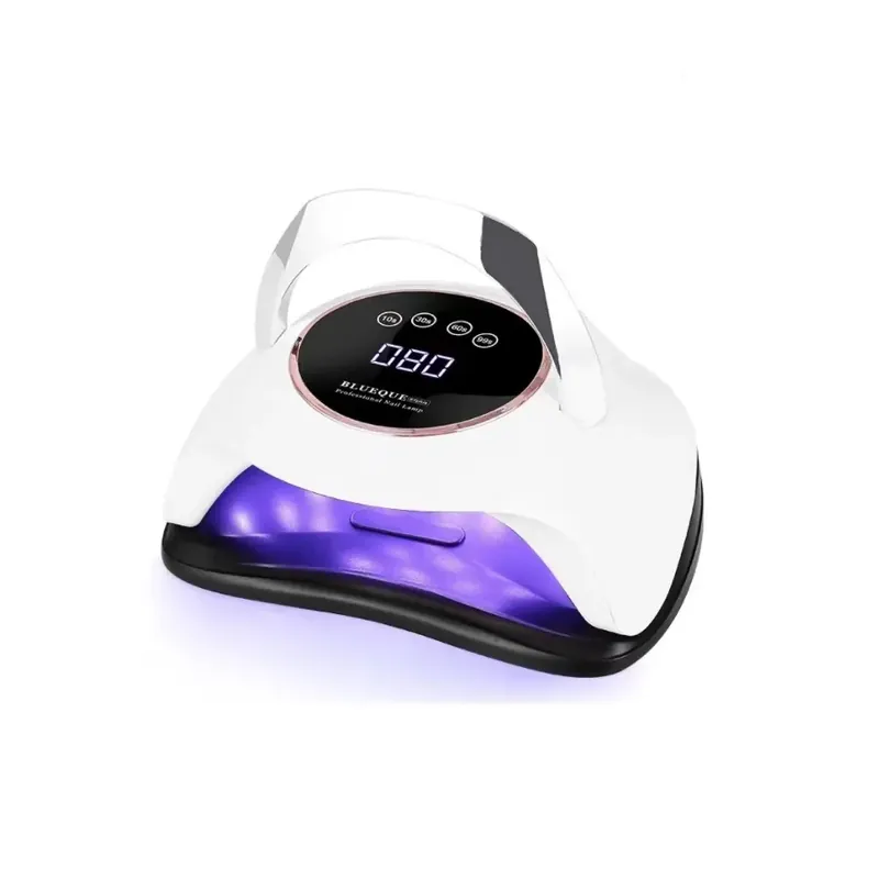 Výhodná Nabídka UV LED profi lampa pro gelovou manikúru 180 W s úchytkou zlatá