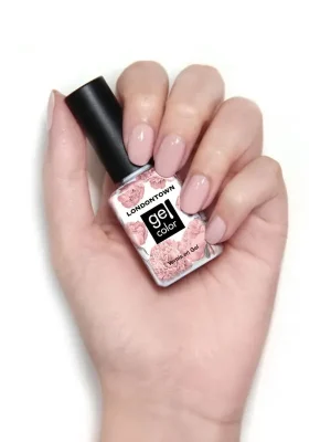 LONDONTOWN Gel Color Make Me Blush gelový lak na nehty tělová růžová 12 ml Výprodej