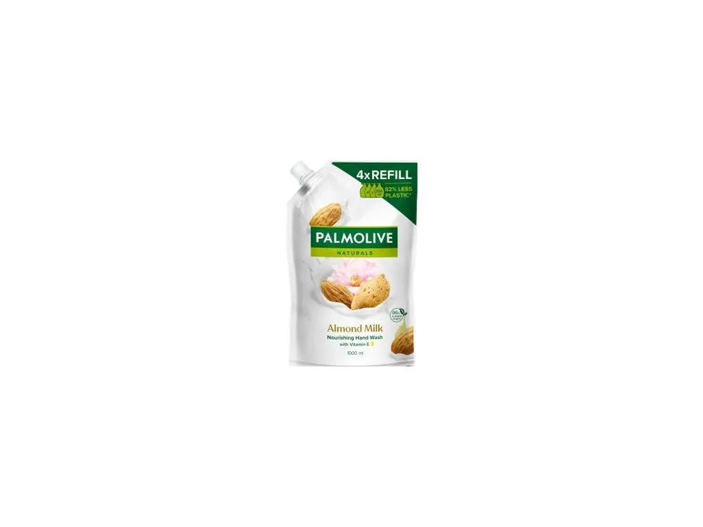 Akce Palmolive Naturals Almond & Milk tekuté mýdlo náhradní náplň 1000 ml