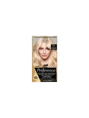 L'oreal Paris Préférence barva na vlasy, Oslo, velmi světlá popelavá blond 9.1 Nová Kolekce