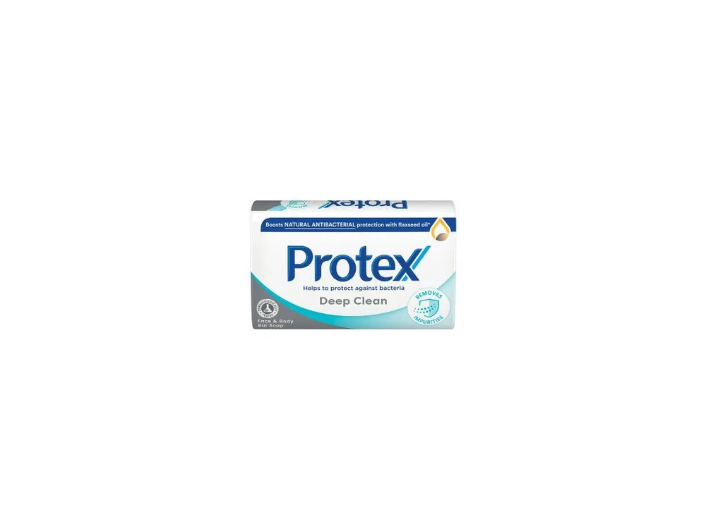 Protex Deep Clean tuhé antibakteriální mýdlo, 90 g Dokud Zásoby Vydrží