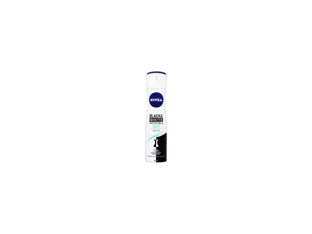 Nivea Black & White Invisible Fresh antiperspirant, 150 ml Akční Nabídka