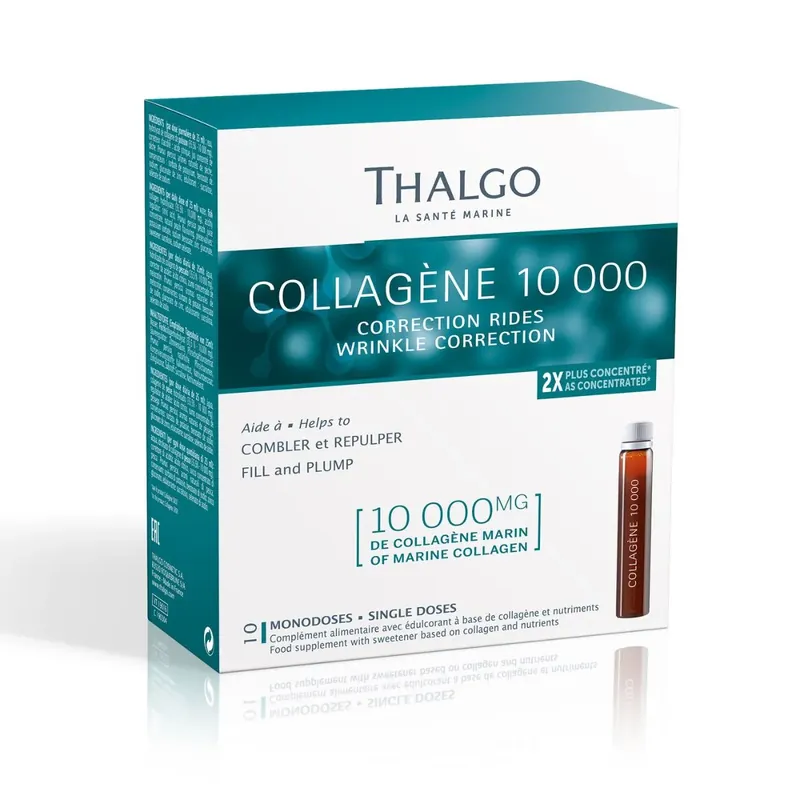 Časově Omezené THALGO Doplněk stravy proti stárnutí a vráskám kolagenový nápoj Collagéne 10 000 10 x 25 ml