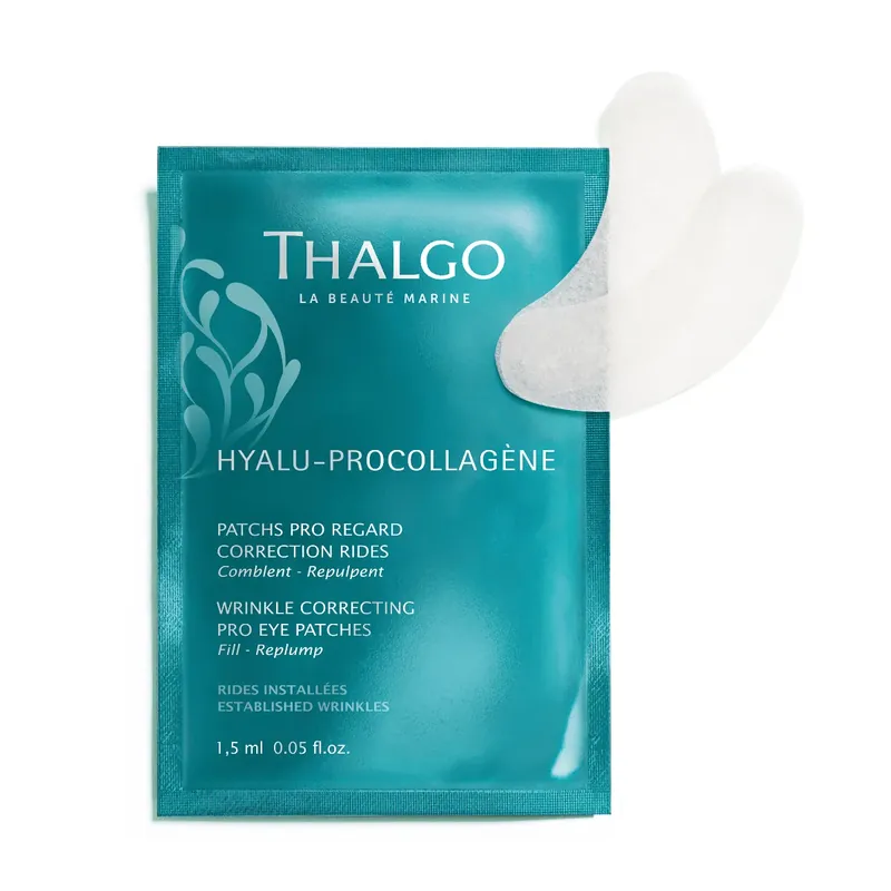 THALGO Hyalu-Procollagene Oční maska pro nápravu vrásek s kolagenem 8 párů Přímo Od Výrobce