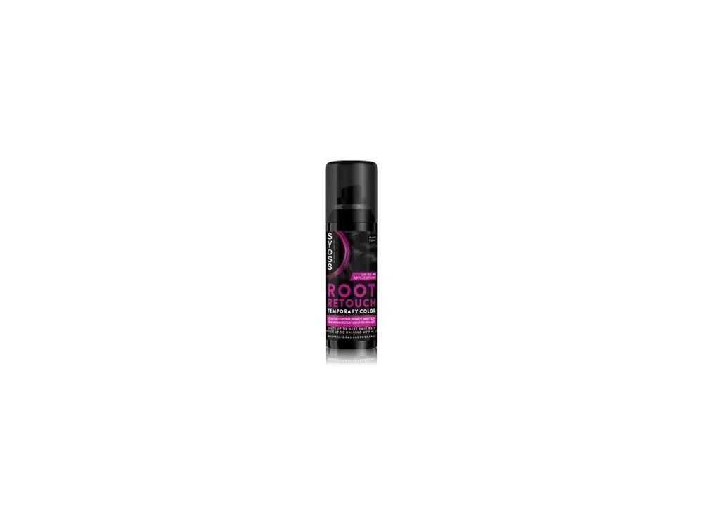Novinka Syoss Root Retouch sprej pro dočasné zakrytí odrostů Černý, 120 ml