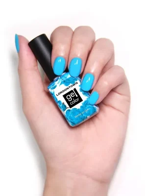 Poslední Šance LONDONTOWN Gel Color Cabana Boy gelový lak na nehty modrý neon 12 ml