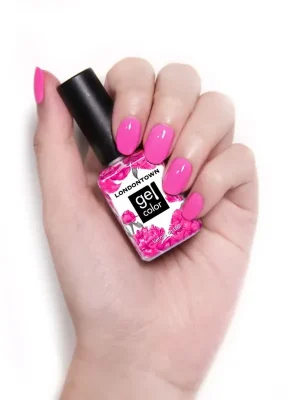 Víkendová Akce LONDONTOWN Gel Color Berry Punch gelový lak na nehty růžová 12 ml