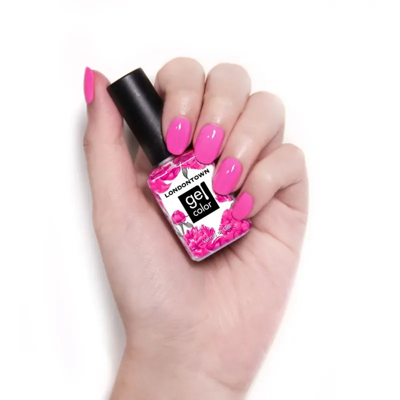 Víkendová Akce LONDONTOWN Gel Color Berry Punch gelový lak na nehty růžová 12 ml