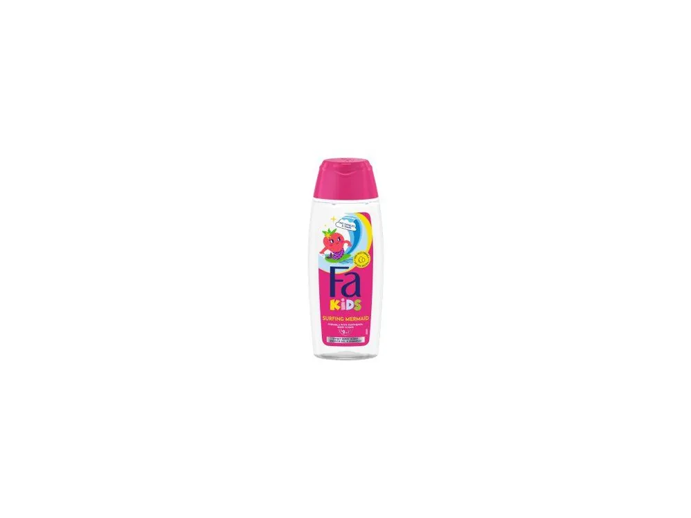 Tovární Cena Fa Kids Mermaid Sweet Berry sprchový gel & šampon, 250 ml
