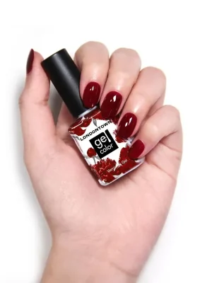 Rychlé Dodání LONDONTOWN Gel Color Lady Luck gelový lak na nehty červená 12 ml