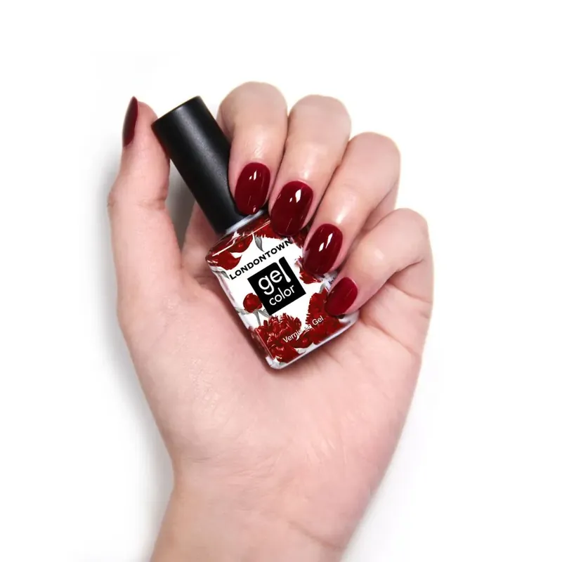 Rychlé Dodání LONDONTOWN Gel Color Lady Luck gelový lak na nehty červená 12 ml
