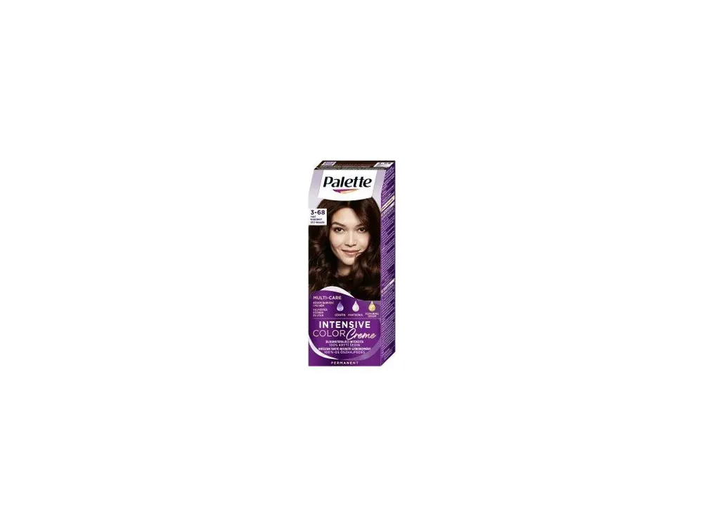 Autentický Schwarzkopf Palette Intensive Color Creme, barva na vlasy, R2 tmavý mahagon, 50 ml