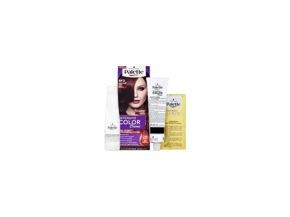 Schwarzkopf Palette Intensive Color Creme, barva na vlasy, RF3 intenzivní tmavě červená, 50 ml Víkendová Akce